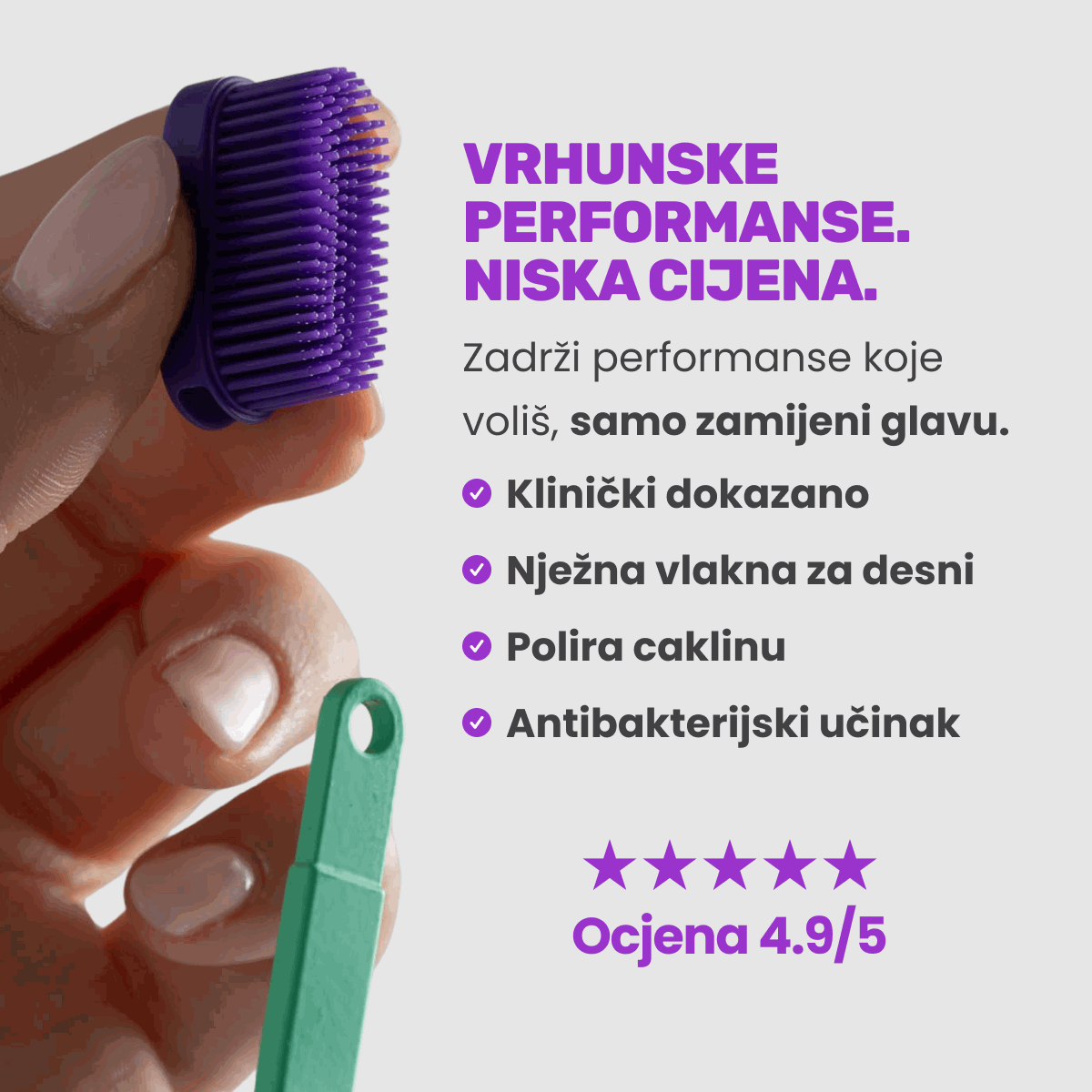 Końcówki 3D Bristle Dynamics™ do szczoteczki