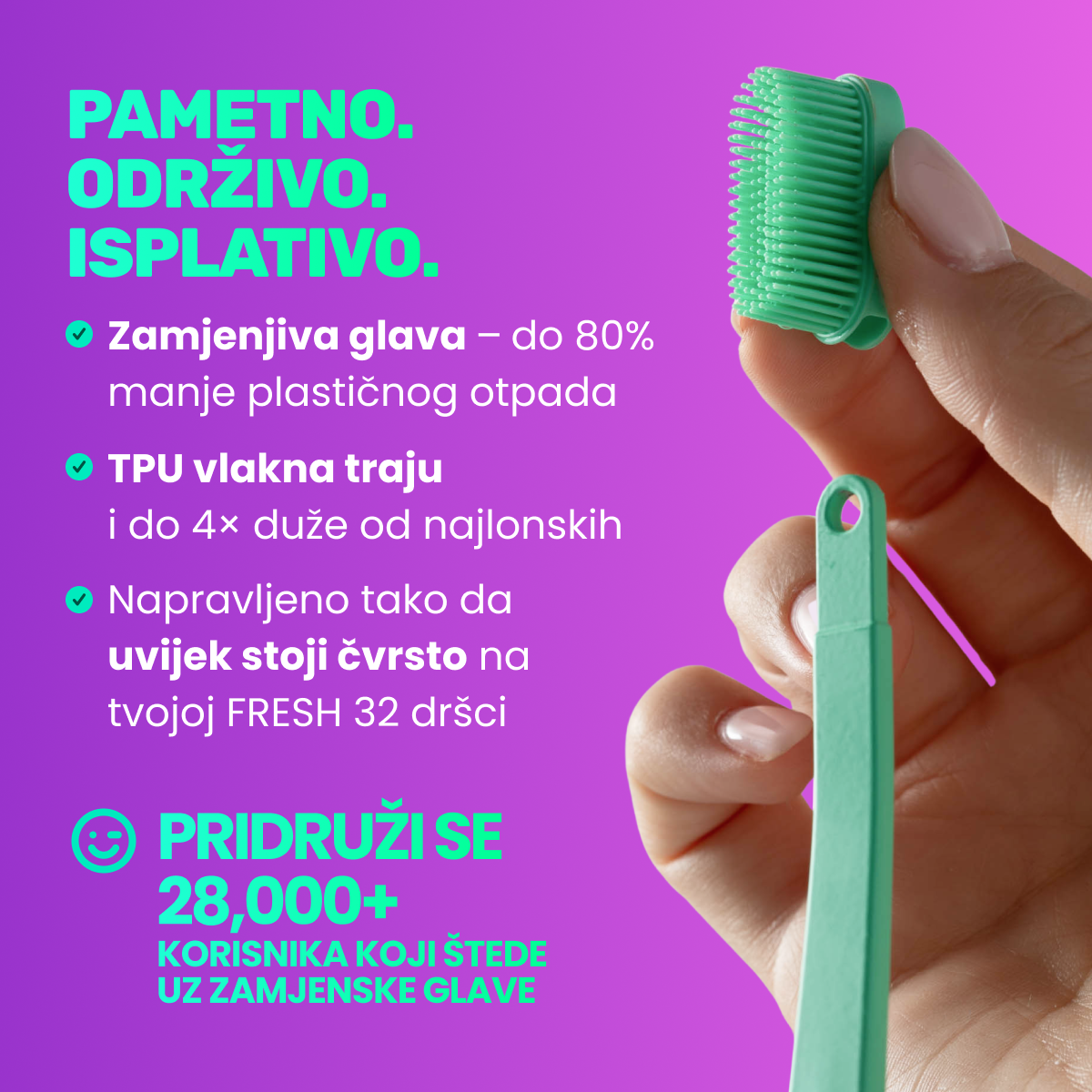 Końcówki 3D Bristle Dynamics™ do szczoteczki