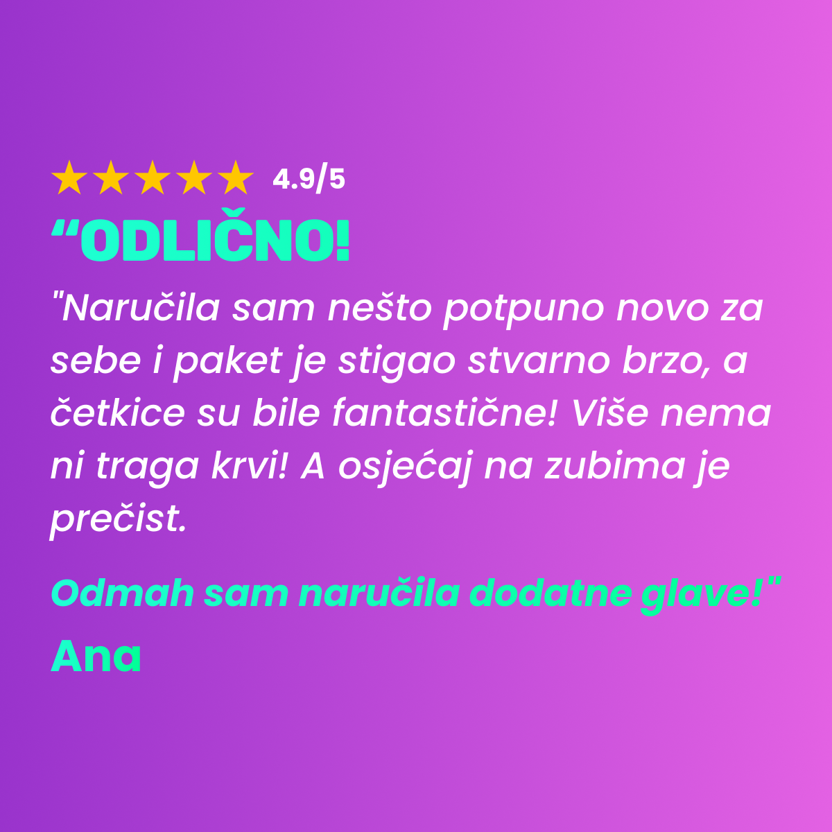 Końcówki 3D Bristle Dynamics™ do szczoteczki