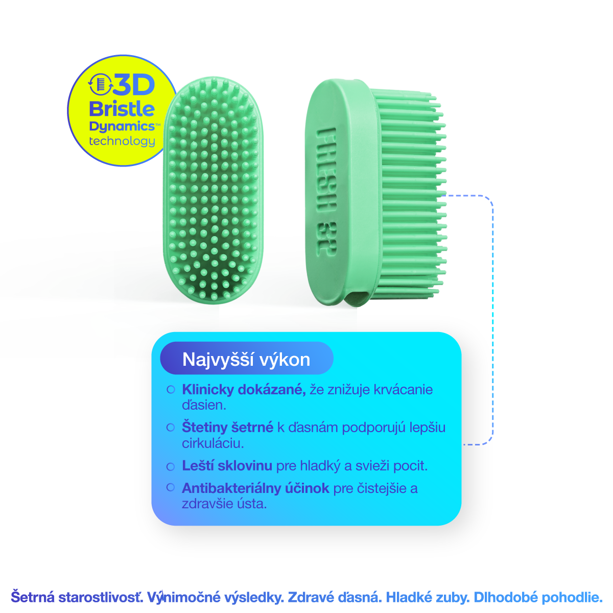 Końcówki 3D Bristle Dynamics™ do szczoteczki